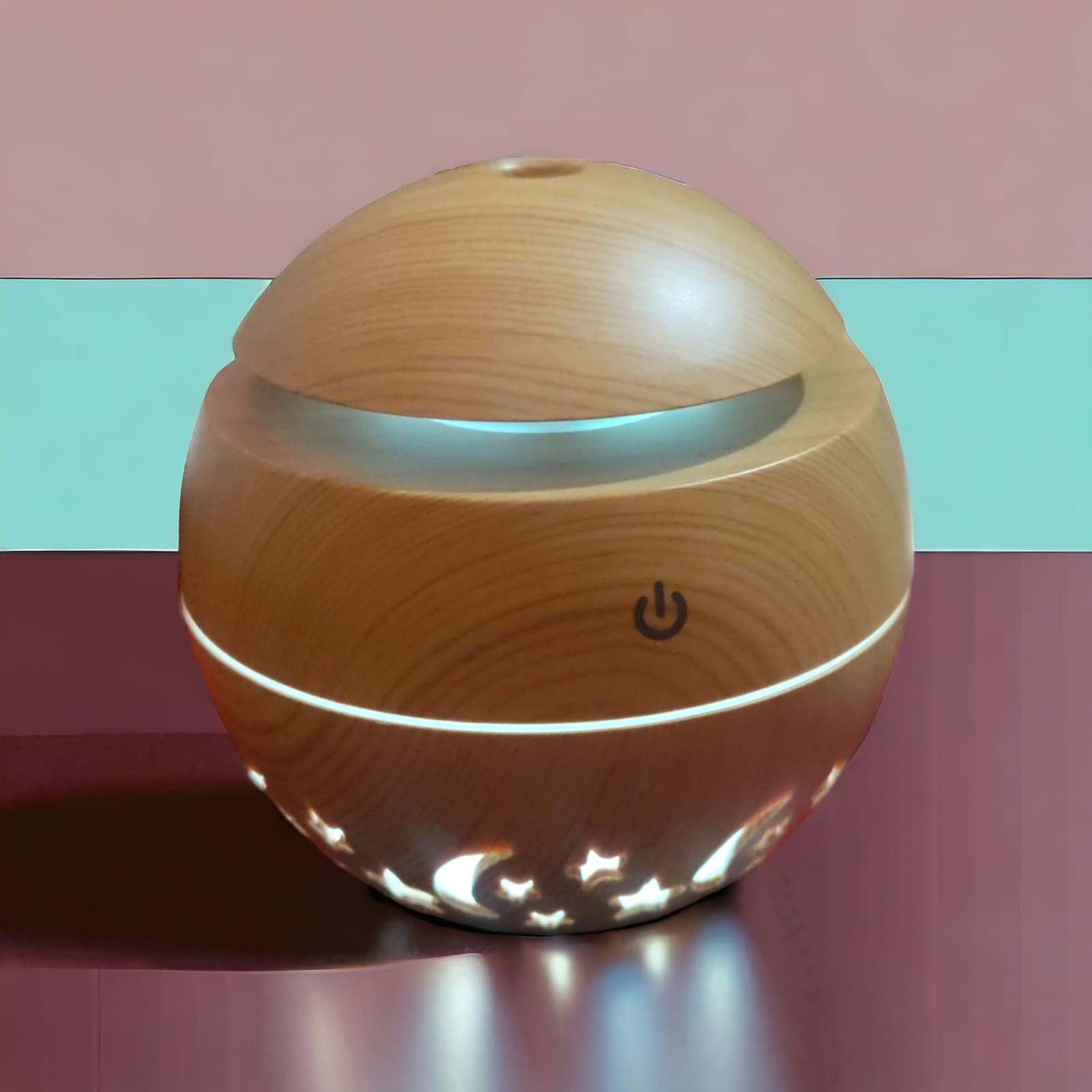 Ultrasonic Humidifier Round Wood Style - Image 6