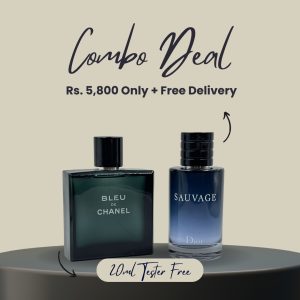 Bleu de chanel + Dior Sauvage 100ml Each (200ml)