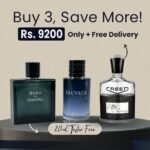 Bleu de chanel 100ml + Dior Sauvage 100ml + Creed Aventus 100ml Total (300ml)