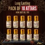Pack of 10 Long-Lasting Attars (3ml Each) – Premium Imported Oil | 6–10 Hours Lasting