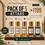 Premium Pack of 5 Attars – 60ML